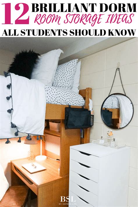 Dorm Room Storage Ideas 11 Brilliant Dorm Room Storage Ideas By
