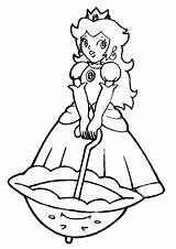 Coloring Prinzessin Pfirsich Ausmalbild Coloringpages Kostenlos Q2 sketch template