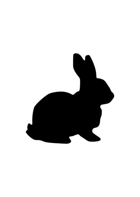 clipart rabbit bunny silhouette rabbit silhouette bunny templates