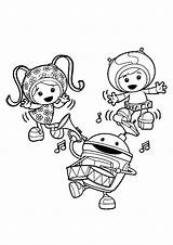 Coloring Pages Umizoomi Team Printable Celebrating Getcolorings Parentune Template Beat Band sketch template