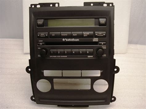nissan frontier radio stereo mp player  cd changer