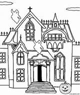 Spukschloss Spukhaus Getdrawings sketch template