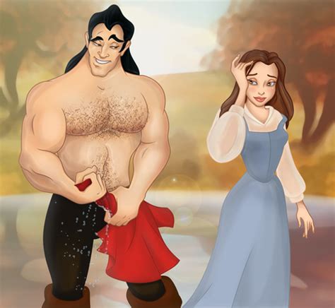 disney princess images gaston and belle hd wallpaper and background photos 17171321 page 4