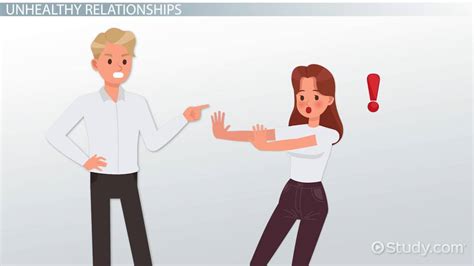 healthy  unhealthy relationships characteristics types lesson