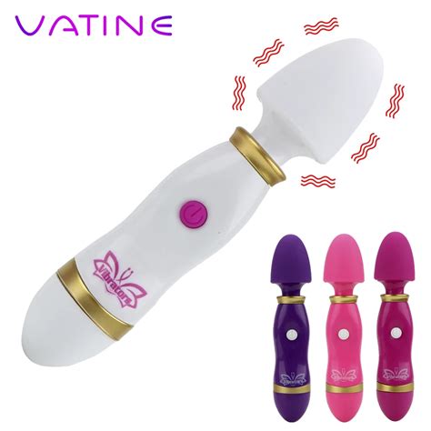 Vatine 12 Speed G Spot Vibrator Silicone Av Stick Magic Rod Clitoris