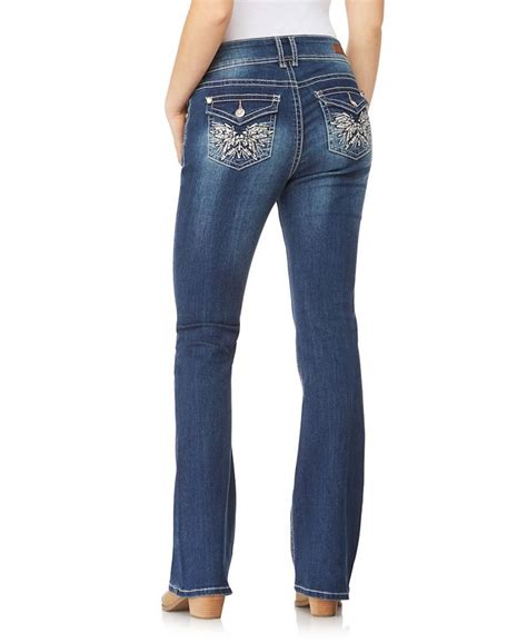 Wallflower Luscious Curvy Bootcut With Bling Back Pocket Jeans Macys