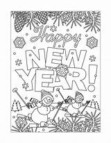 Coloring Pages January Year Printable Kids Fun Happy Family Printables 30seconds Sheets Welcome Adults Help Snow Man Mom Goals 2021 sketch template