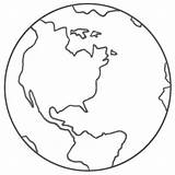 Globe Coloring Pages Getcolorings Color sketch template