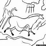 Lascaux Caves Colorear Prehistoria Prehistoric Webstockreview sketch template
