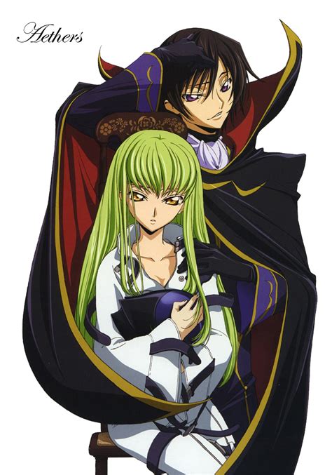Code Geass Lelouch And C C By Xaethersx On Deviantart