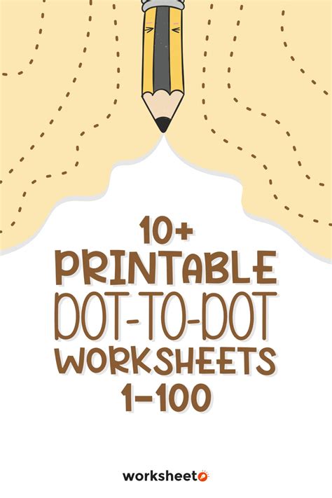 printable dot  dot worksheets      worksheetocom