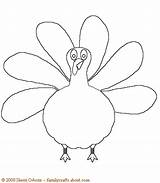 Turkey Thanksgiving Drawing Coloring Pages Turkeys Outline Clip Color Line Printable Hen Templates Craft Make Familycrafts Colors Getdrawings sketch template