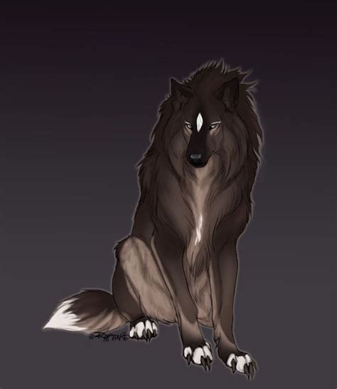 daddy n wolf artwork anime wolf werewolf art