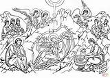 Nativity Kolorowanka Ausmalbild Szopka Geburt Presepi Jesu Betlejemska Disegno Kolorowanki Natività Gesù Jezusa Dzieci Narodziny Orthodox sketch template