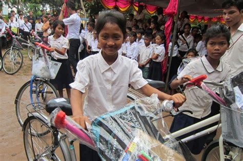 bikes from nonprofit keep cambodian girls safe the