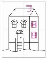 Draw Townhouse Add Roof Line sketch template