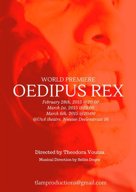 26 Best Oedipus Rex In Amsterdam Images Amsterdam Movie Posters Eye