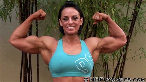 tarna flexes her muscles youtube