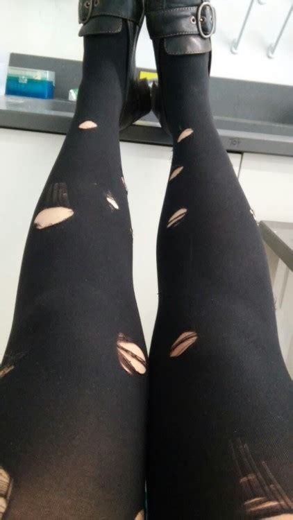 black opaque tights on tumblr