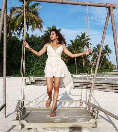 Sargun Mehta Vacationing With Ravi Dubey In Maldives See Latest Photos