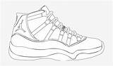 Jordan Low Shoe Drawings Sketch Coloring Pages Concord Drawn Template sketch template