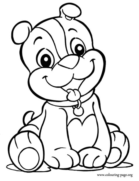 puppy dog  colouring pages
