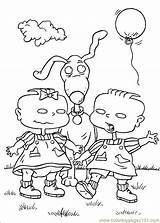 Rugrats Coloring Pages Printable Cartoon Color Book Cartoons Kids Sheets Online Characters Colorear Para Dibujos Colouring Coloringpages101 Character Books Imprimir sketch template