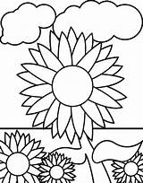 Coloring Garden Pages Sunflower Sunflowers Flower Sheets Rocks Cliparts Print Flowers Clipart Library Vegetable Favorites Add sketch template