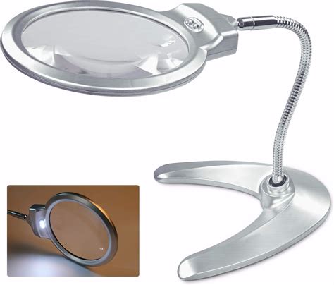 amazoncom magnifying glass  light  stand   lighted