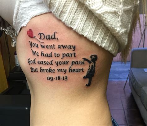 a tribute to my dad ️ tattoos for dad memorial remembrance tattoos