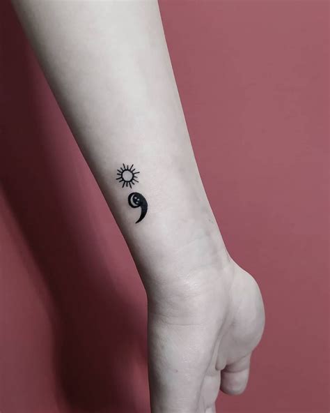 30 Fashionable Semicolon Tattoos Let Your Happiness