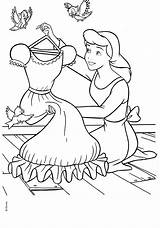 Coloring Cinderella Pages Disney Book Belle Printable Princess Kids Print Mother Altered Cartoon Visit Sheets sketch template