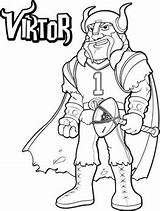 Vikings Mascot Getdrawings Viktor sketch template
