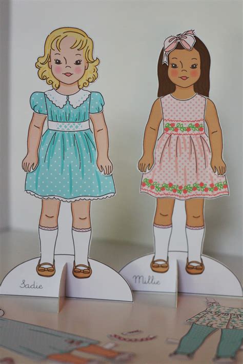 printable vintage paper dolls printable world holiday