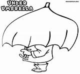 Umbrella Coloring Pages Colorings sketch template