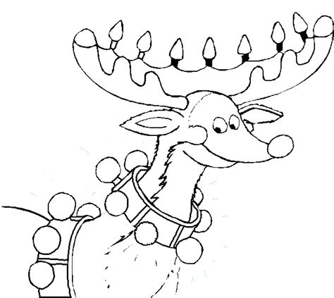 reindeer coloring pages coloring pages  print