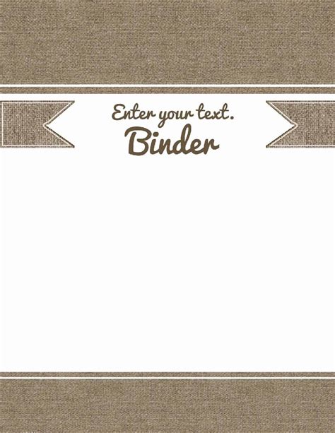 binder cover templates customize  print  home