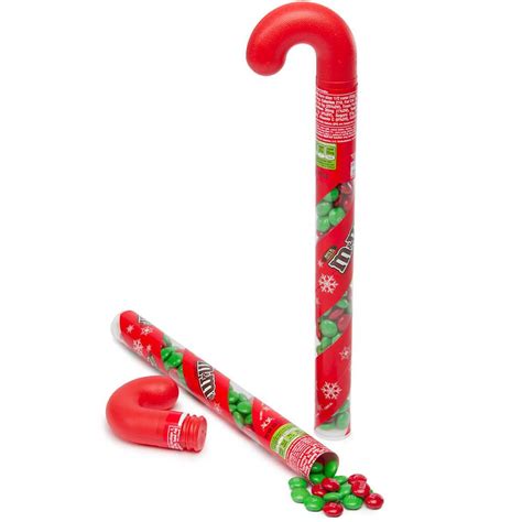 Mandms Filled Holiday Candy Cane Candy Warehouse