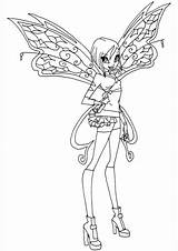 Tecna Coloring Believix Pages Winx Club Printable Drawing Original Categories sketch template