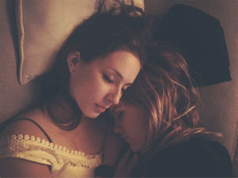 Cuddle Girls Lesbians Sleep Snuggle Inspiring