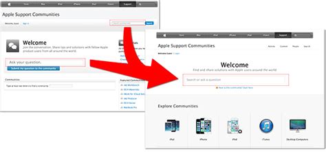 apple updates support communities forum  instant search box streamlined ui macmyth