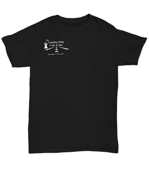 the landing strip cafe and bar t shirt