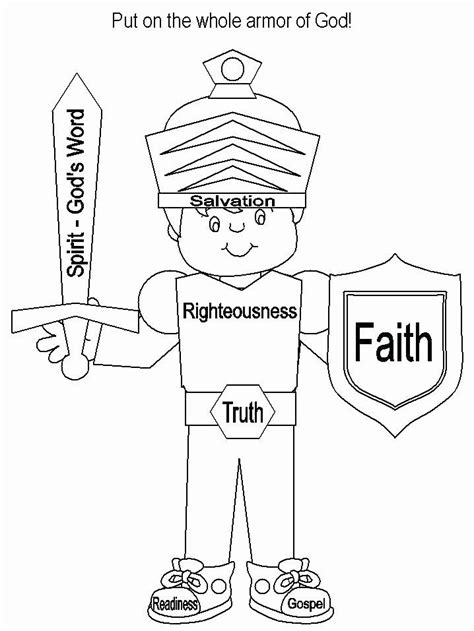 shield  faith coloring page  images armor  god bible