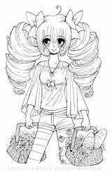 Coloring Pages Deviantart Yampuff Books Adult Manga Digital Anime Stamps Dolls Choose Board Colorier Cute Coloriage sketch template