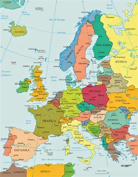 prof francisco paises  capitais da europa