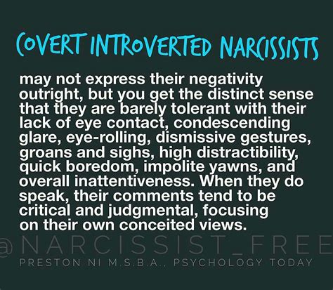 dealing with a covert introvert narcissist mental health matters cofe