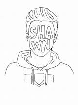 Shawn Mendes Colorir Magcon Angie sketch template