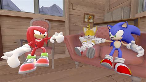 A Picture Of The Sonic Heroes I Made In Sfm Sonic The Hedgehog