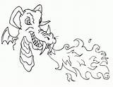 Fire Realistic Coloring Dragon Drawing Pages Getdrawings Realisticcoloringpages sketch template