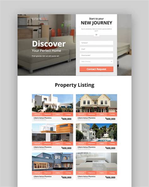 real estate landing page examples  templates vrogue